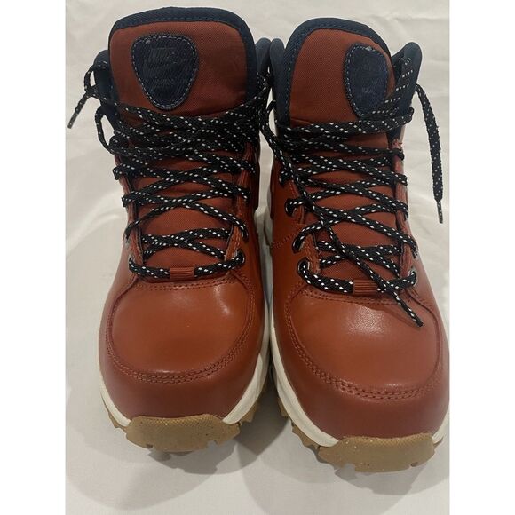 NIKE Manoa Leather SE Boots Mens US 5 Rugged Orange DC8892-800 Lace Up - Picture 3 of 16